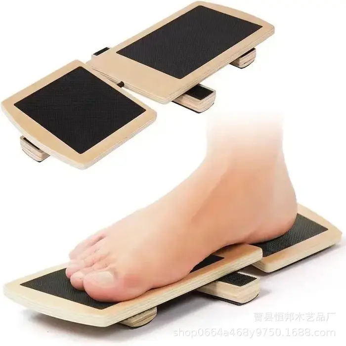 Planche d'équilibre en bois