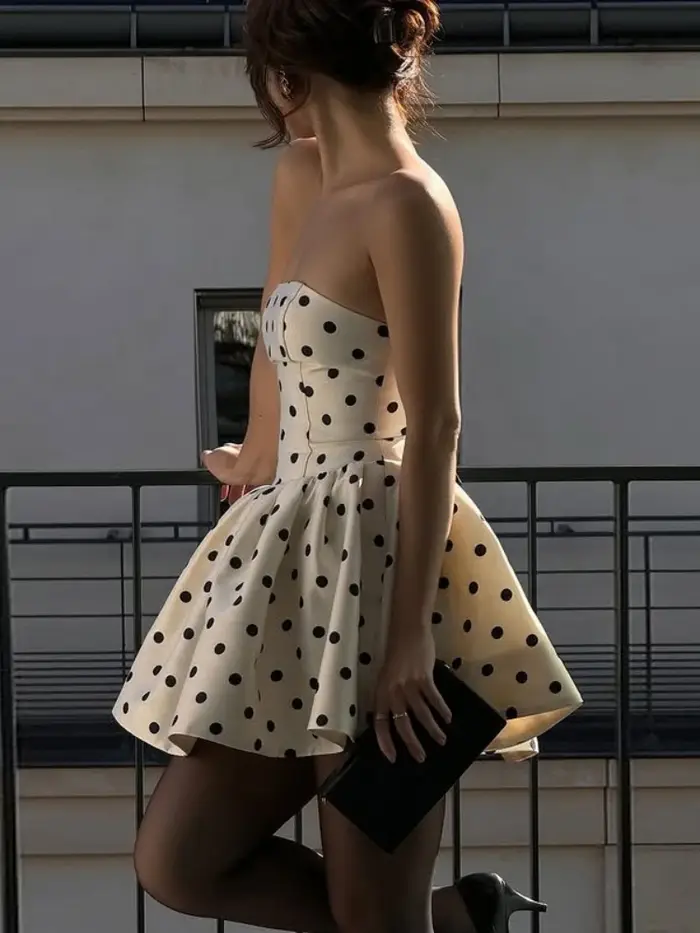 Robe Tube sans bretelles pour femmes
