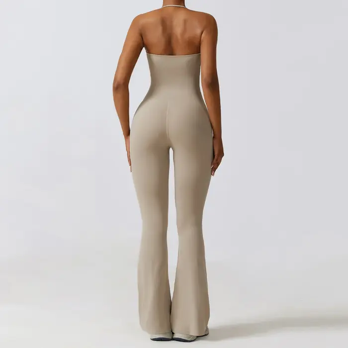 Combinaison de yoga sans manches d'été pour femme, ensemble de sport et de fitness, justaucorps de s