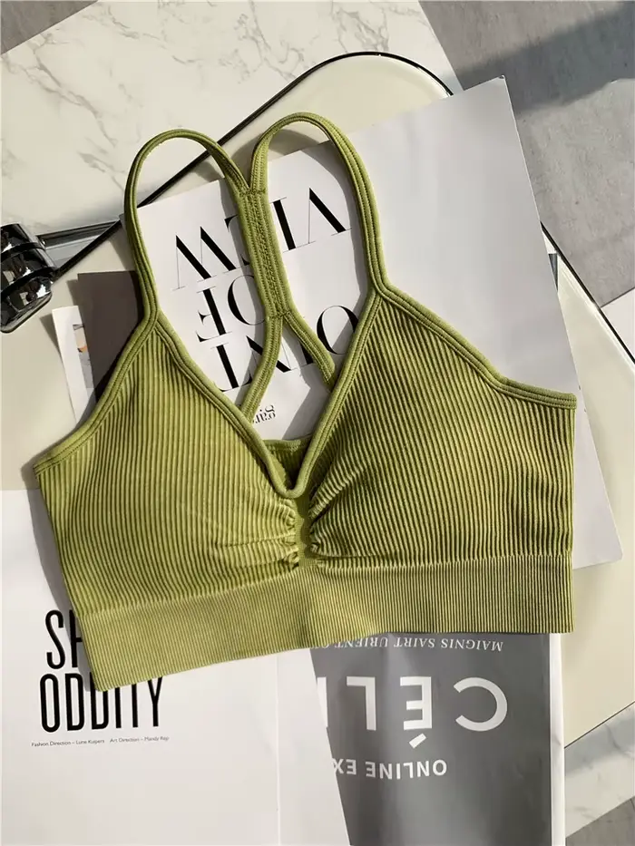 SVEIC Ensemble de yoga sans couture pour femmes, soutien-gorge de sport, lavage ogo Fitness, lit en