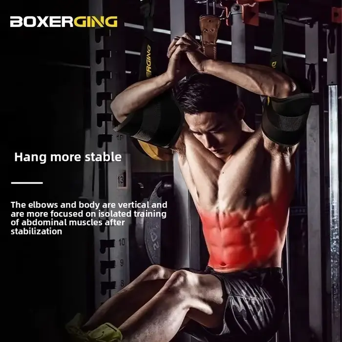 1 paire Fitness ceinture musculaire abdominale suspendus AB sangles de fronde