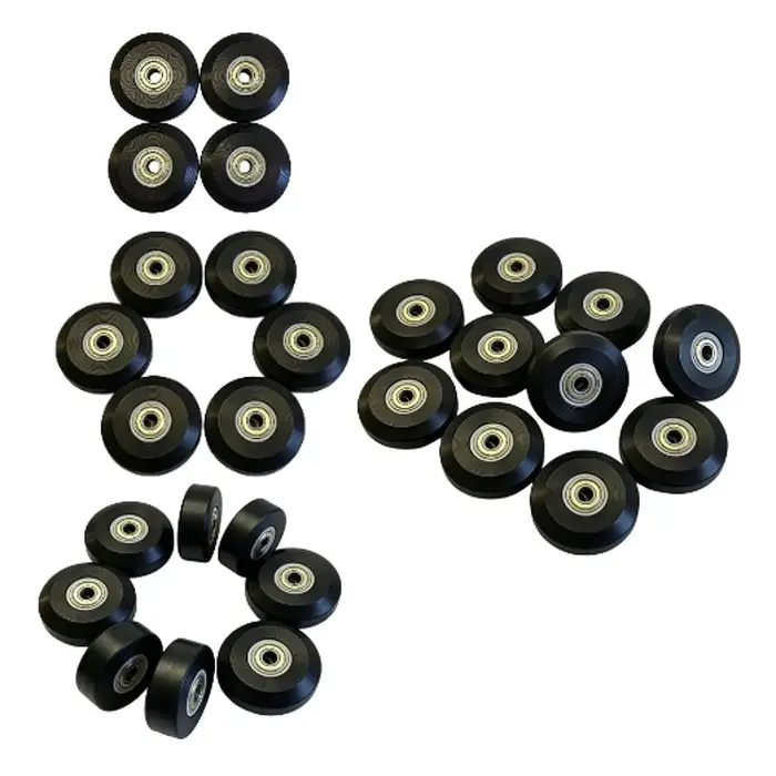 Roues de Reformer Pilates Lisses 58mm pour Studio à Domicile