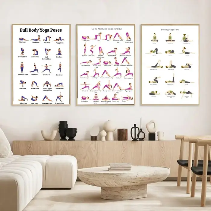 Affiche de pratique du matin de Yoga