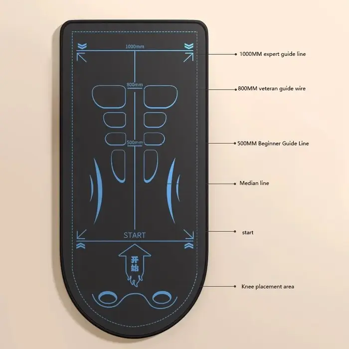 Tapis de Yoga écologique avec échelle pour les exercices de Fitness