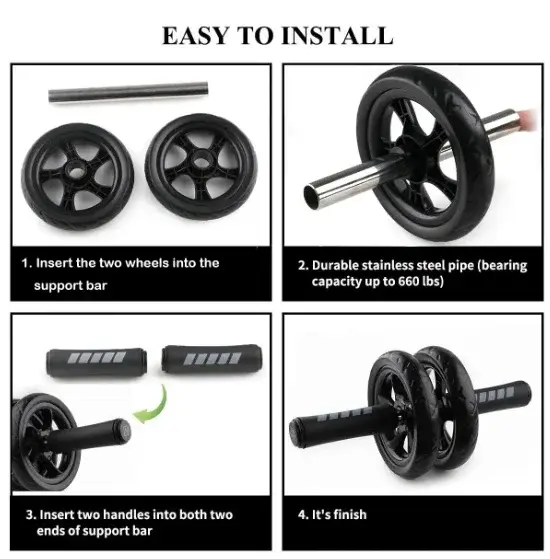 Roue à rouleaux AB pour équipement d'entraînement à rouleaux AB