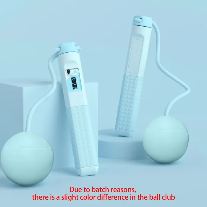 Corde à sauter sans fil avec compteur, corde à sauter avec balle, équipement de sport réglable pour