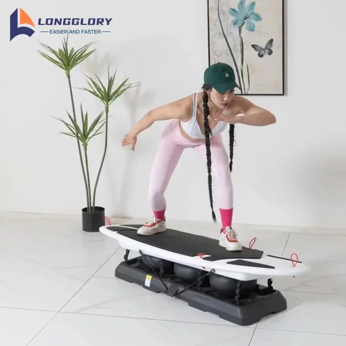 Planche de surf Pilates avec balles d'équilibre, planche de surf terrestre, Studio de Yoga, entraîne