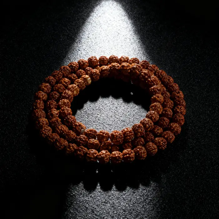 108 perles Mala Rudraksha collier de prière bouddhiste bijoux de méditation Bracelet de Yoga 6-14mm pour accessoires de