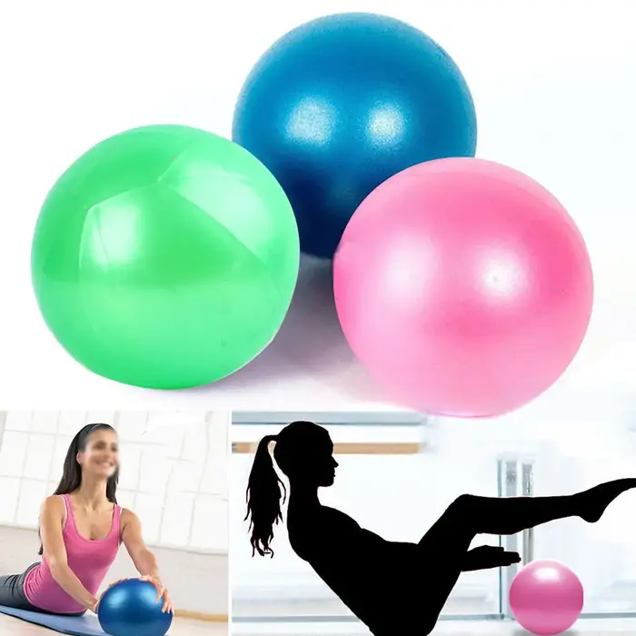 20CM nouveau Yoga Pilates balle exercice gymnastique Fitness équilibre gymnase Core intérieur formation Mini balles petite thérapie améliore