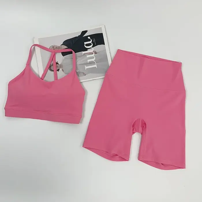 Ensemble short de Yoga 2 pièces pour femmes
