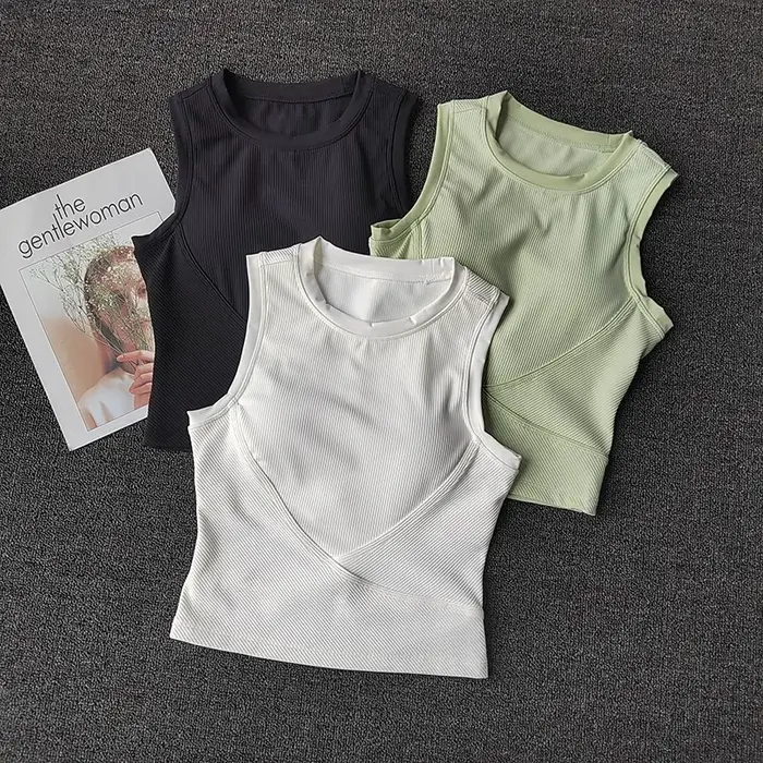 Soutien-gorge de yoga pour femmes, gilet de sport antichoc haute résistance, soutien-gorge de sport 
