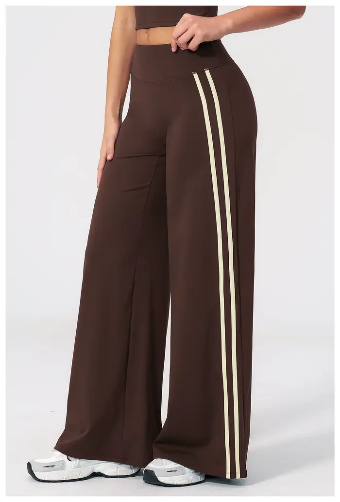 Pantalon de yoga taille mi-haute pour femme