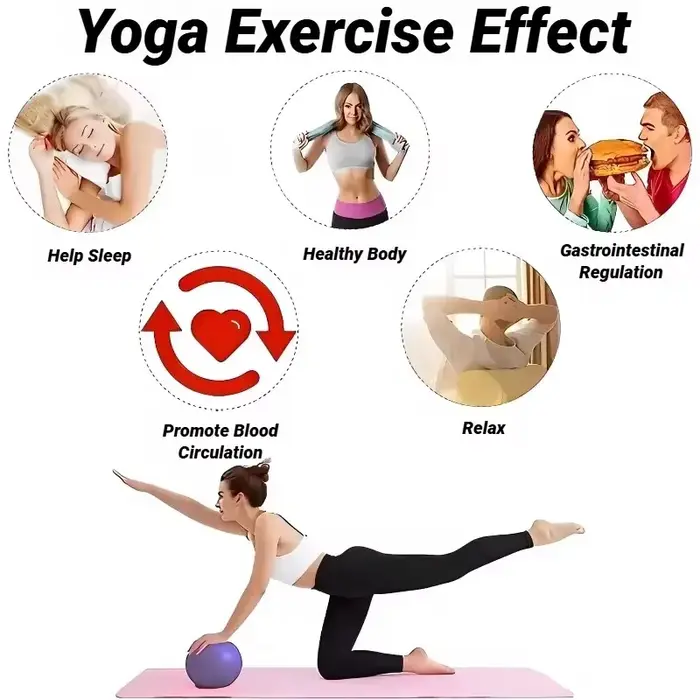 25CM nouveau Yoga Pilates balle exercice gymnastique Fitness équilibre gymnase Core intérieur formation Mini balles petite thérapie améliore