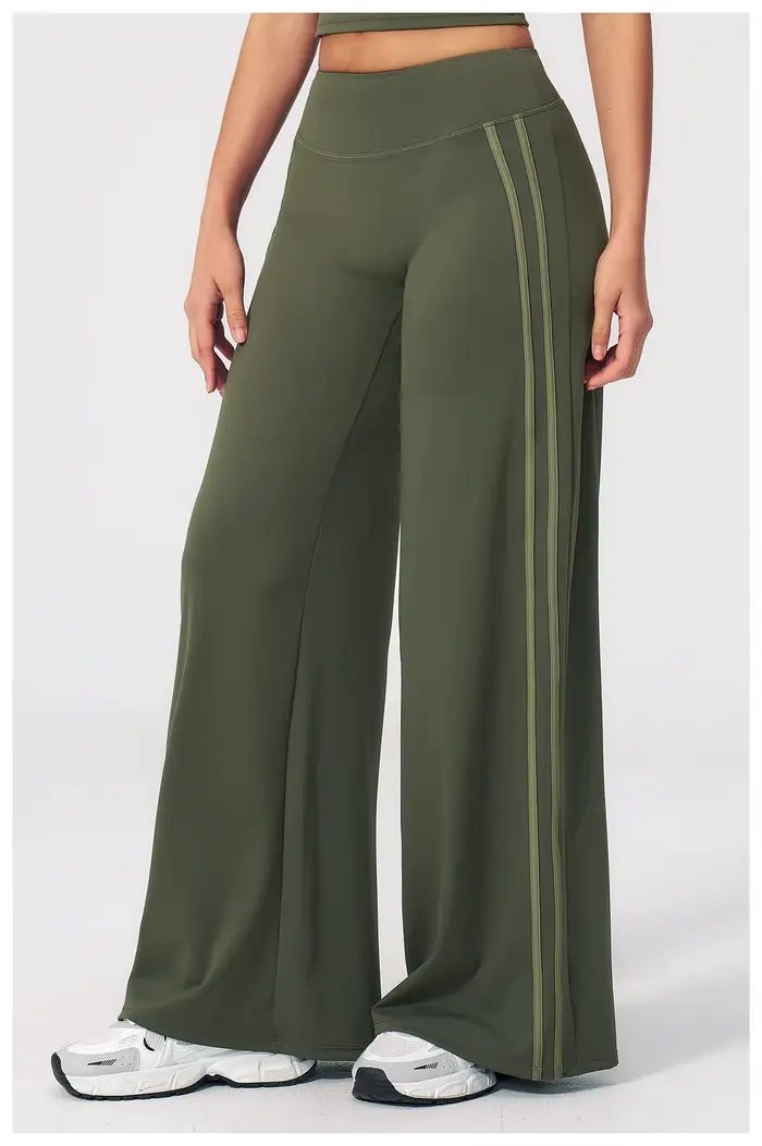 Pantalon de yoga taille mi-haute pour femme