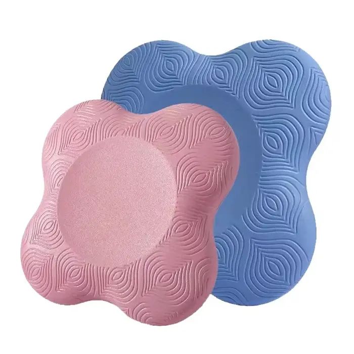 Genouillère de Pilates, 2 pièces, protection du poignet et des mains, tapis de Yoga antidérapant, couleur unie, mousse TPE souple, Support plat, accessoires de Fitness