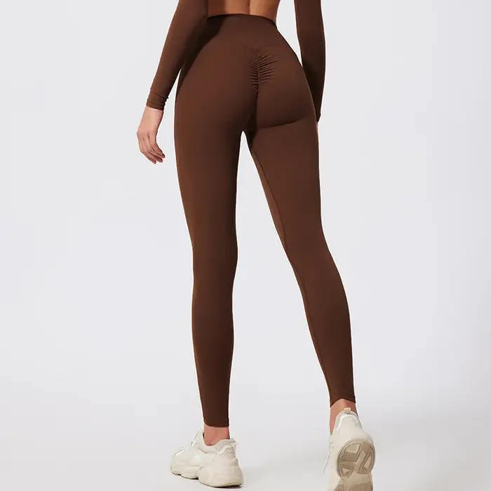 Leggings de sport Hearuisavy pour femme, taille haute, séchage rapide, effet push-up, pour la course