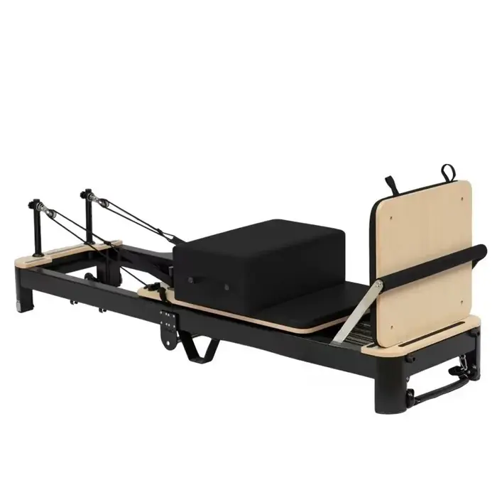 Reformer Pilates Commercial Professionnel en Aluminium pour Studio – Amincissement Corporel et Exerc