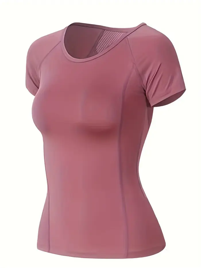 T-shirt de sport pour femmes, respirant, sexy, beauté du dos, vêtements de fitness, séchage rapide,