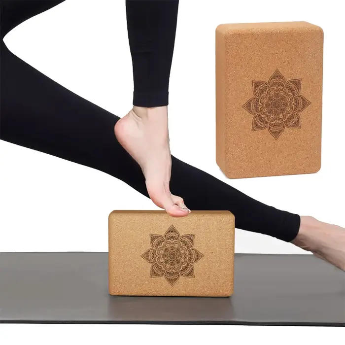 Bloc de yoga en liège, briques de yoga en liège