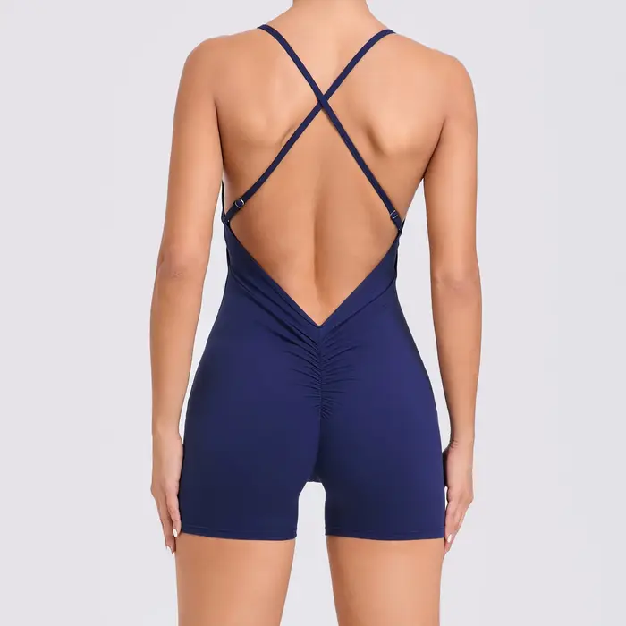 Combinaison de yoga dos nu pour femme