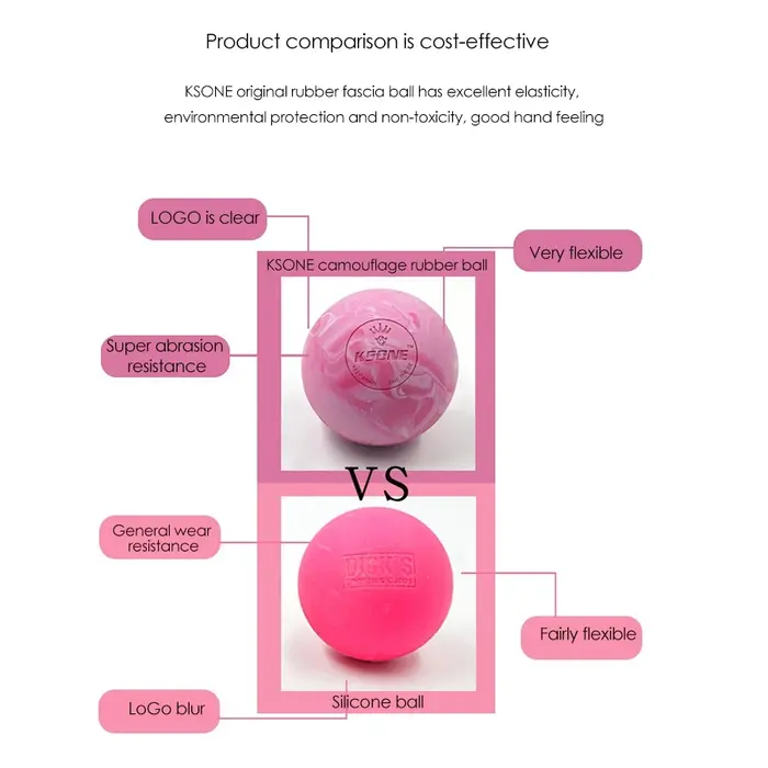 Boule de Massage crosse AA20-KSONE, boule de Massage de Fitness Portable, rouleau de Massage muscula