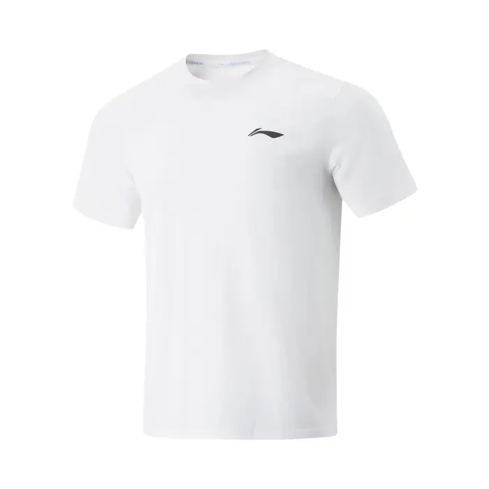 Li-Ning T-shirt de sport pour hommes AT AIR, coupe régulière, en polyester respirant, avec doublure