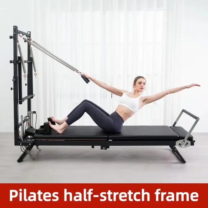 Reformer Pilates pliable avec demi-tournebuckle