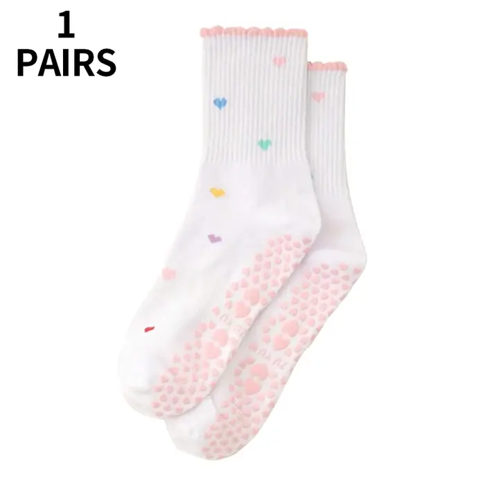 1/2/3/4/paires de chaussettes Pilates pour femmes, douces et confortables, haute élasticité et non r