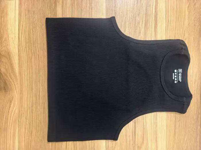 Gilet de yoga tricoté sans couture à haute élasticité, sans manches, décontracté, sexy, côtelé, en n