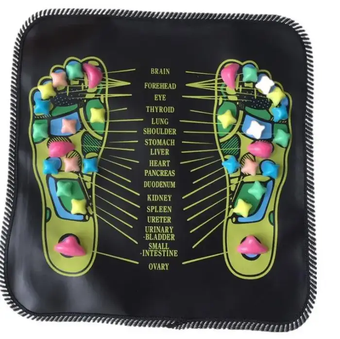 Tapis de Massage des pieds acupression coussin