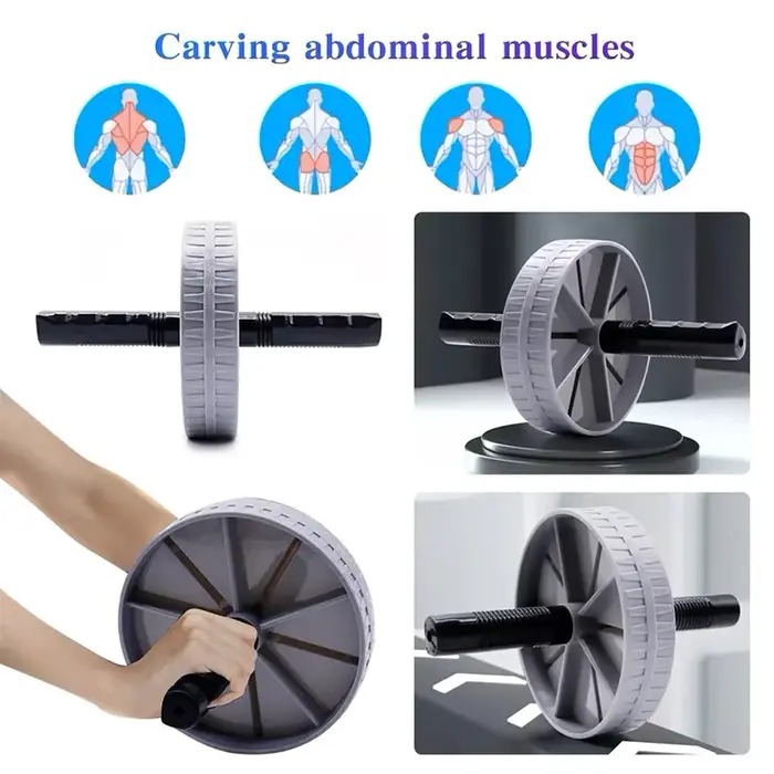 Roue d'exercice abdominale antidérapante