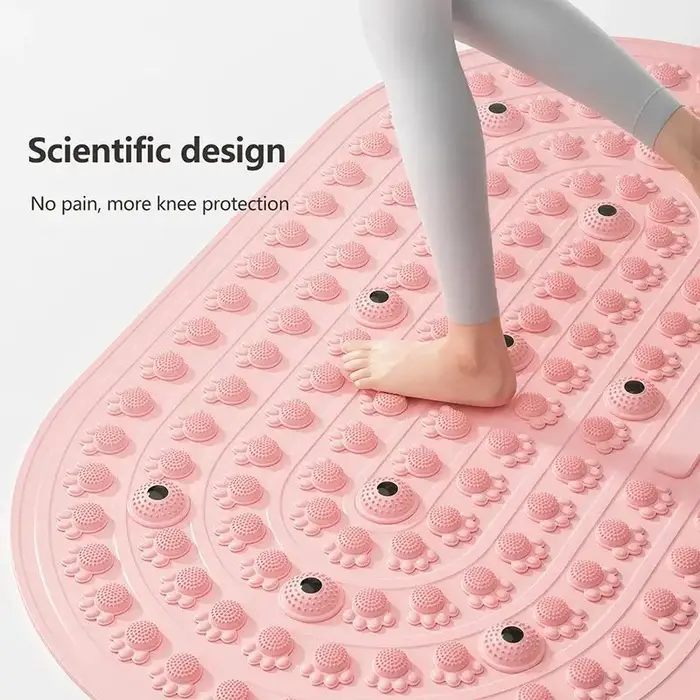 Tapis de massage des pieds par réflexologie et acupression, antidérapant et durable, pour la maison et le yoga.