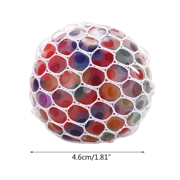 Balles spongieuses anti-stress qualité supérieure avec perles d'eau pour soulager les jouets tension