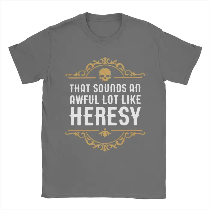 Vintage Heresy drôle Wargaming w-wahammer 40k T-Shirts femmes col rond coton