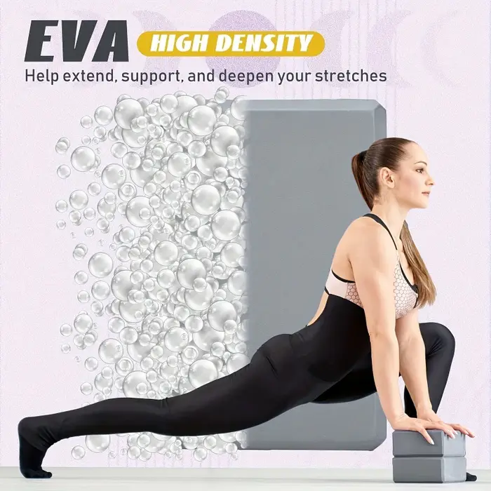 Brique de yoga - Fabriquée en mousse haute densité