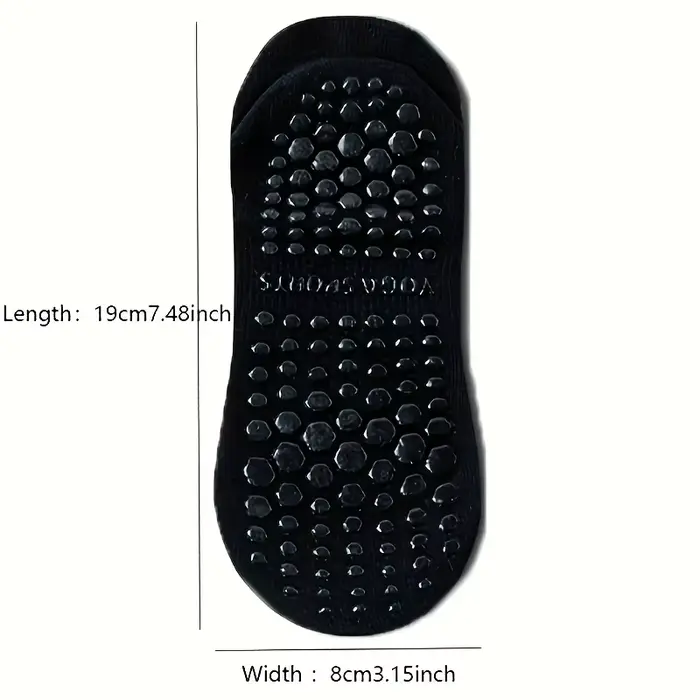 3 paires de chaussettes Pilates à poignée pour femmes
