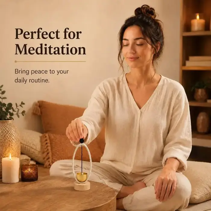 Carillon de Yoga, Son Apaisant, Bol Chantant pour la Pratique de la Méditation, Soulagement du Stress, Utilisation Spirituelle à Domicile