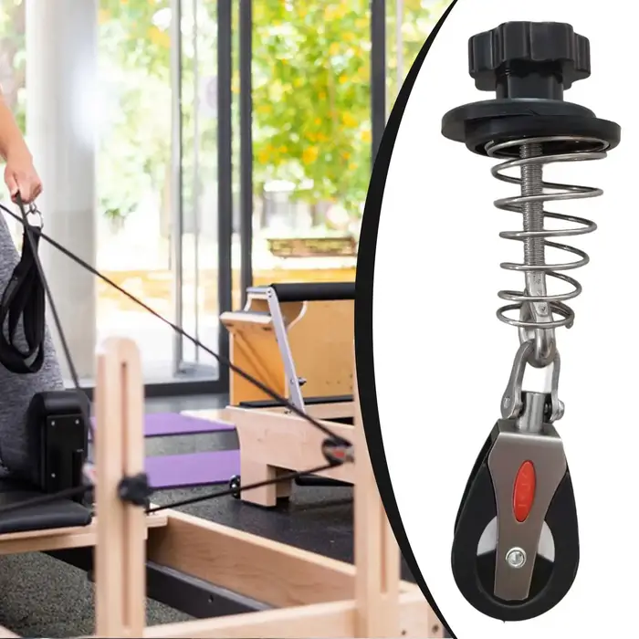 Réformateur de Pilates, poulie à ressort, composant matériel, bloc pivotant unique, équipement d'entraînement de Yoga, accessoire d'entraînement physique