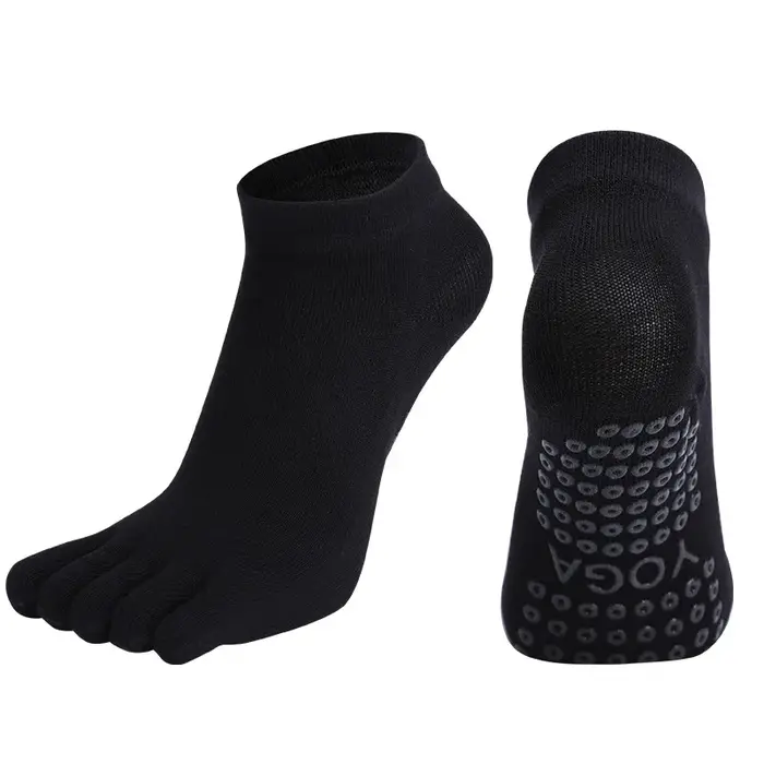 Pilates danse gymnastique Yoga chaussettes coton cinq doigts antidérapant chaussettes de sport respi
