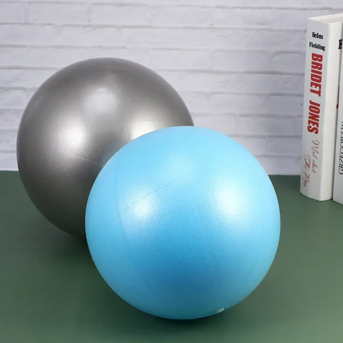 Lot de 2 Ballons de Yoga Givrés Épais Anti-éclatement 15-35 cm en PVC pour l'Équilibre et la Stabili