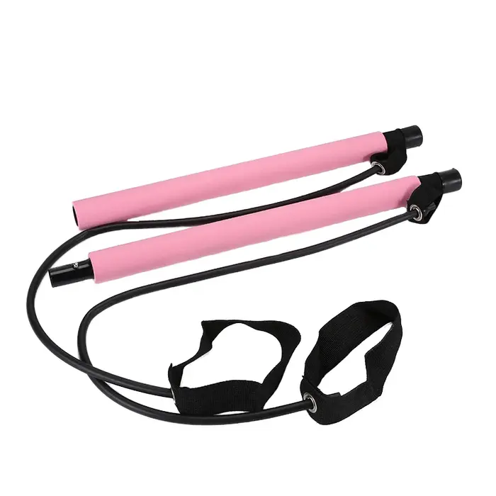 Combinaison de barre de Pilates multifonctionnelle, barre de Fitness, Yoga, Expansion de la poitrine