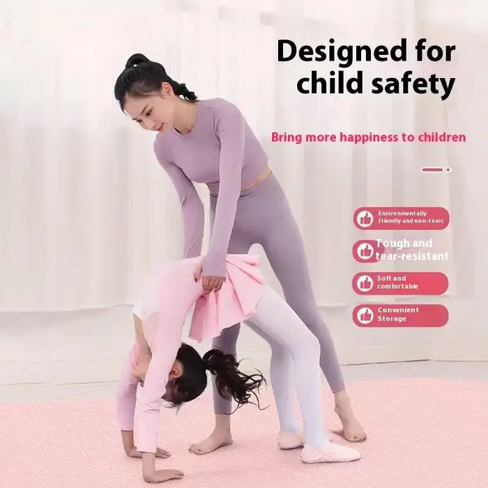 Tapis de yoga athlétique antidérapant de 10 mm pour l'entraînement à domicile