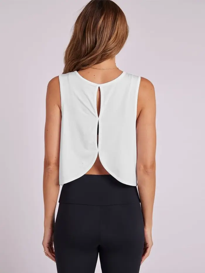 Débardeur de Yoga respirant à dos nageur pour femmes, gilet d'entraînement, de Fitness, de course à