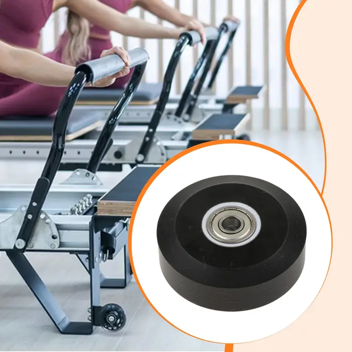 Roue de réformateur Pilates 48mm 58mm 70mm, Installation facile avec roulement, roue de lit Pilates, équipement de Fitness, accessoires, pièces de rechange