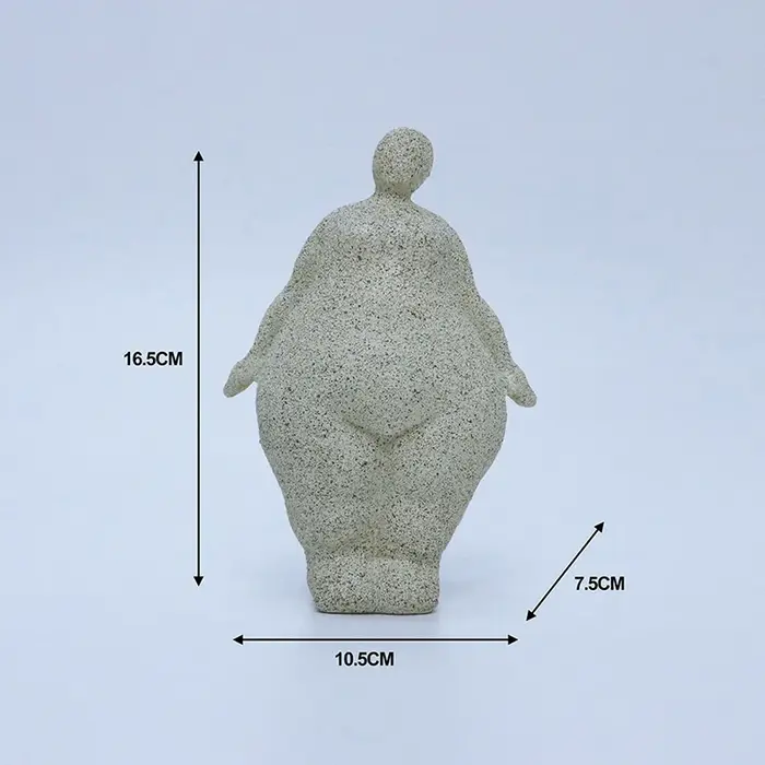 Statue de figurines de Yoga pour grosse fille