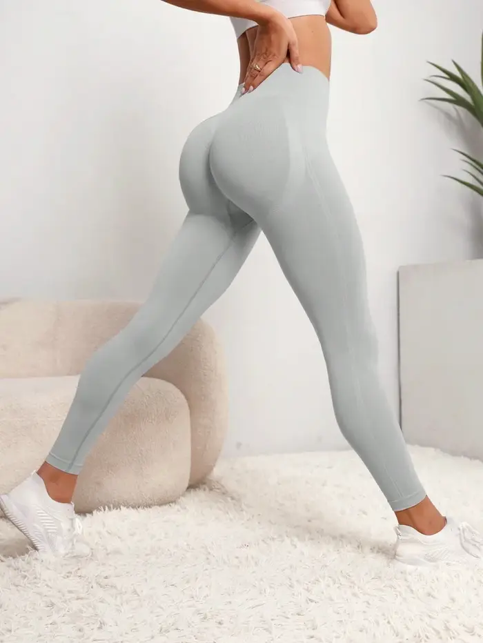 Les femmes sans couture hanches leggings de sport sans couture pour femmes taille haute remise pompe