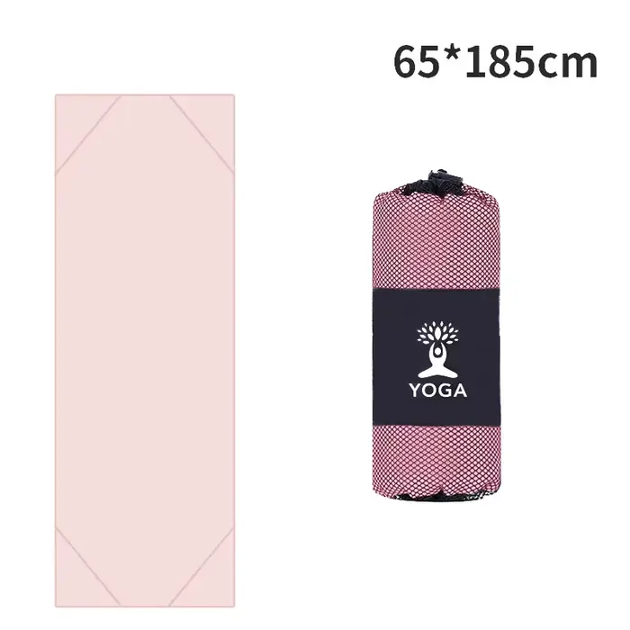 Tapis de Yoga antidérapant Portable, serviette/tapis 185x65CM, Absorption de la sueur et séchage rap