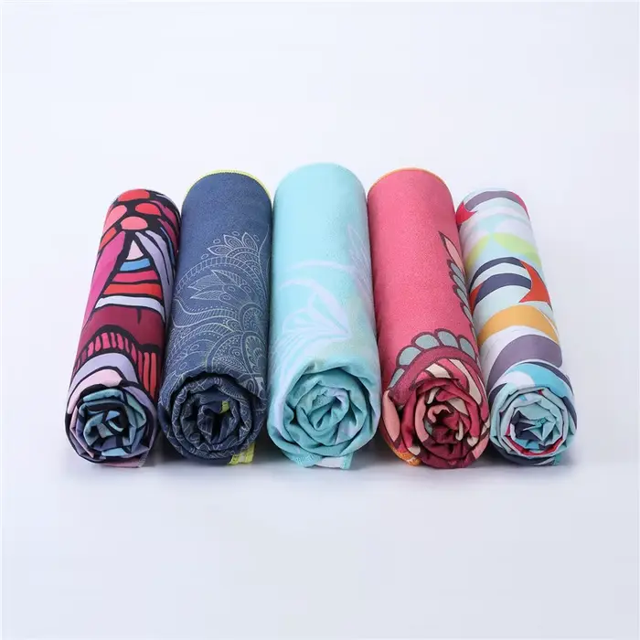 Tapis de Yoga serviette double face velours