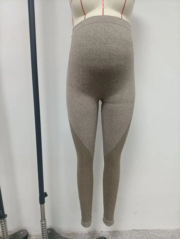 Pantalons de yoga pour femmes enceintes Legging de maternité en coton printemps