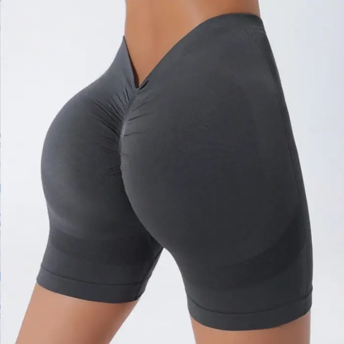 Short de Yoga taille haute sans couture d'Europe et d'amérique